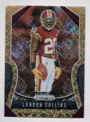 2019 Panini Prizm Prizms Lazer #67 Landon Collins (20-X289-NFLREDSKINS)
