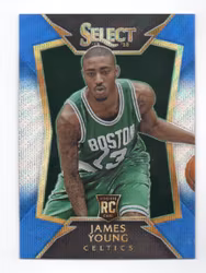2014-15 Select Prizms Blue and Silver #88 James Young CON (20-X288-NBACELTICS)
