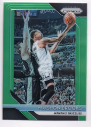2018-19 Panini Prizm Prizms Green #96 MarShon Brooks (15-X288-NBAGRIZZLIES)