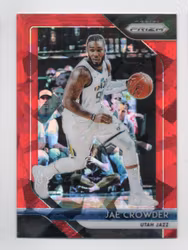 2018-19 Panini Prizm Prizms Red Ice #183 Jae Crowder (15-X288-NBAJAZZ)