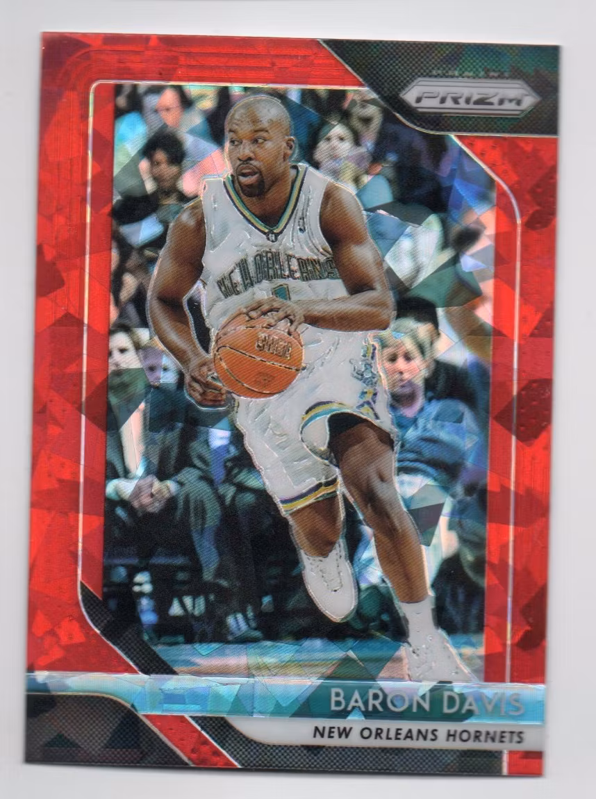 2018-19 Panini Prizm Prizms Red Ice #215 Baron Davis (15-X287-NBAHORNETS)