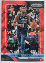 2018-19 Panini Prizm Prizms Red Ice #260 Dennis Smith Jr. (15-X287-NBAMAVERICKS)