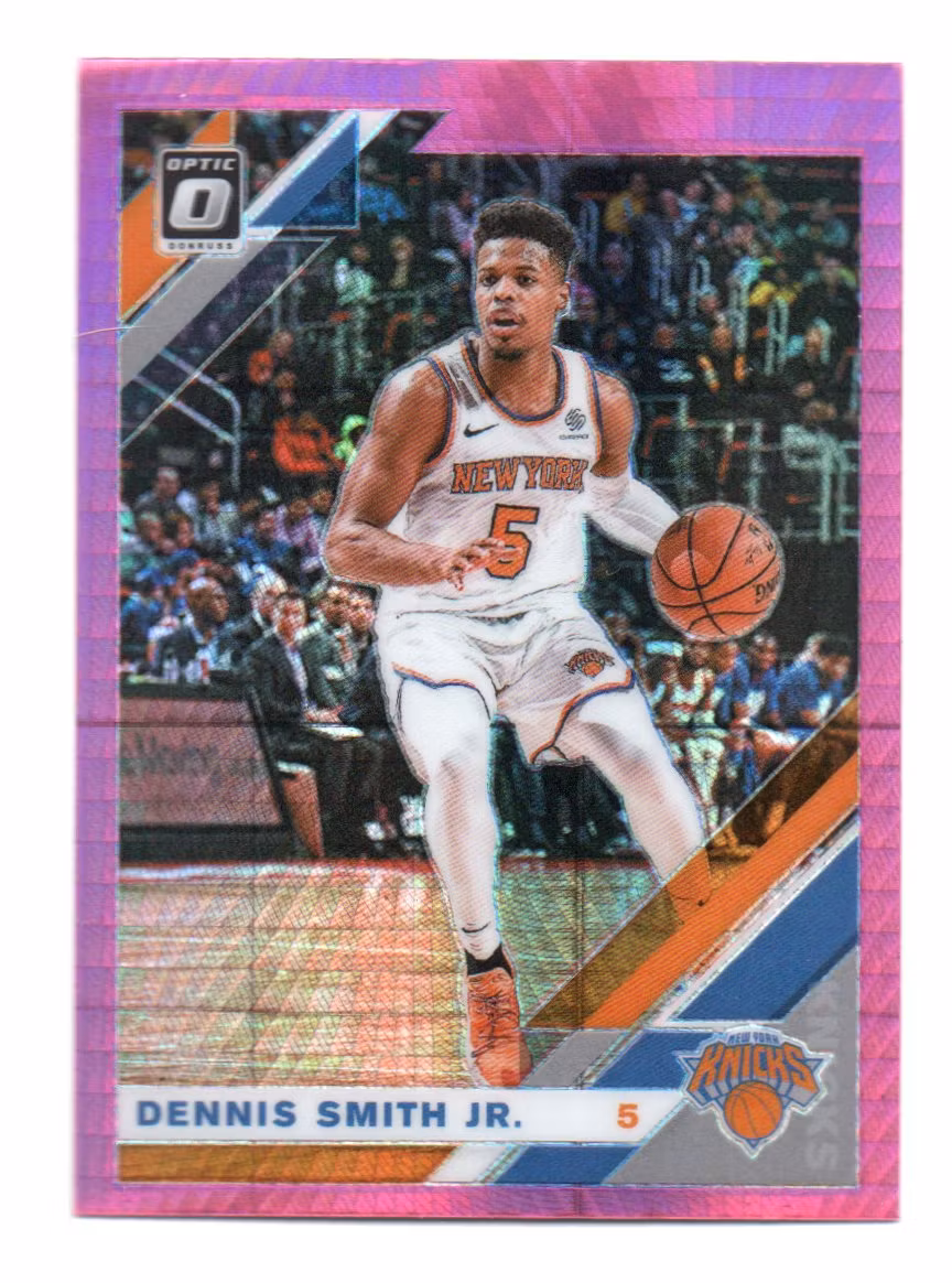 2019-20 Donruss Optic Hyper Pink #53 Dennis Smith Jr. (15-X288-NBAKNICKS)