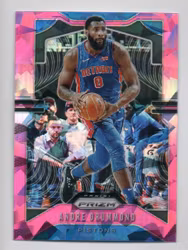 2019-20 Panini Prizm Prizms Pink Ice #92 Andre Drummond (20-X288-NBAPISTONS)