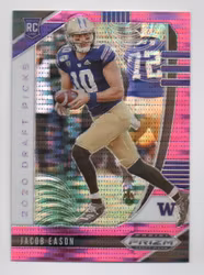 2020 Panini Prizm Draft Picks Prizms Pink Pulsar #115 Jacob Eason (40-X289-NFLCOLTS)