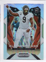 2021 Panini Prizm Draft Picks Prizms Silver #197 Carlos Boogie Basham AA (20-X289-NFLBILLS)