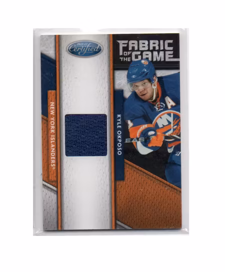 2011-12 Certified Fabric of the Game #94 Kyle Okposo (30-X206-ISLANDERS)