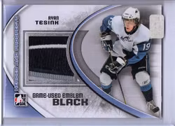 2011-12 ITG Heroes and Prospects Game Used Emblems Black #M44 Ryan Tesink (60-X83-OTHERS)