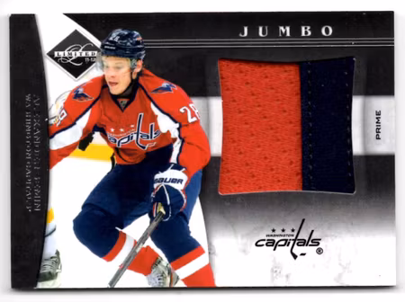 2011-12 Limited Jumbo Materials Prime #23 Alexander Semin (60-X91-CAPITALS)