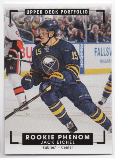 2015-16 Upper Deck Portfolio #323 Jack Eichel (60-X99-SABRES)