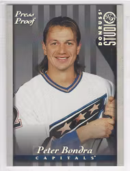 1997-98 Studio Press Proofs Silver #60 Peter Bondra (30-150x9-CAPITALS)