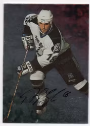 1998-99 Be A Player Autographs #129 Daymond Langkow (30-X102-LIGHTNING)