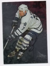 1998-99 Be A Player Autographs #135 Derek King (30-X123-MAPLE LEAFS)