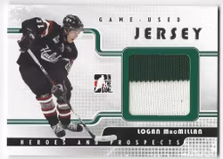 2008-09 ITG Heroes and Prospects Jerseys #GUJ19 Logan MacMillan (30-X151-OTHERS)