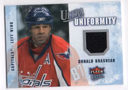 2008-09 Ultra Uniformity #UADO Donald Brashear (30-X6-CAPITALS)