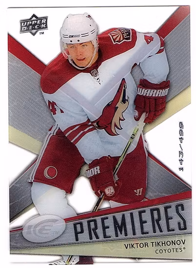 2008-09 Upper Deck Ice #166 Viktor Tikhonov RC (30-X47-COYOTES)