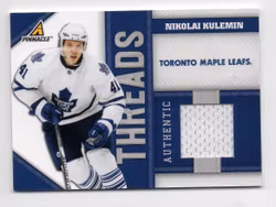2010-11 Pinnacle Threads #NK Nikolai Kulemin (30-X85-MAPLE LEAFS)