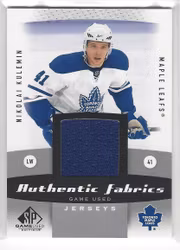 2010-11 SP Game Used Authentic Fabrics #AFNK Nikolai Kulemin (30-X85-MAPLE LEAFS)