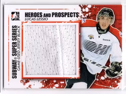 2011-12 ITG Heroes and Prospects Subway Series Jerseys Black #SSM13 Lucas Lessio (30-X8-OTHERS)
