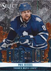 2013-14 Select Fire on Ice Stars Blue #FS35 Phil Kessel (30-X10-MAPLE LEAFS)