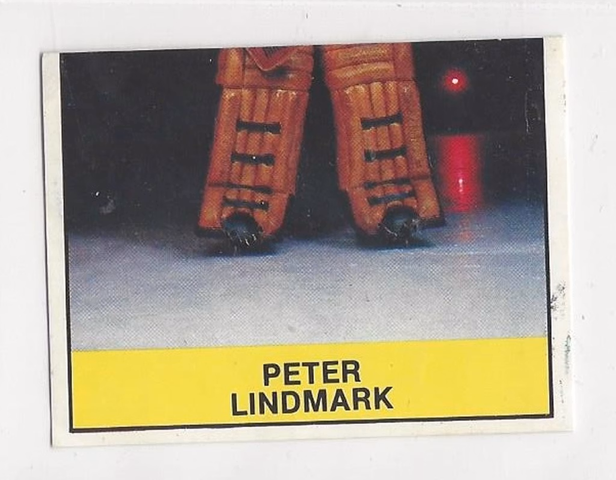 1985-86 Swedish Panini Stickers #116 Peter Lindmark L (10-248x7-OTHERS)