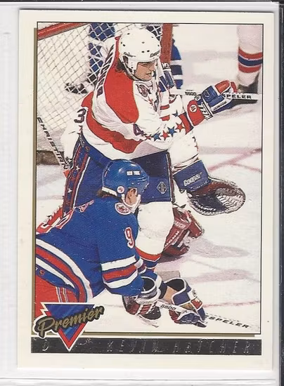 1993-94 Topps Premier Gold #435 Kevin Hatcher (10-X122-CAPITALS)