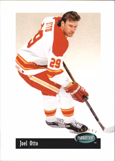 1994-95 Parkhurst Vintage #V38 Joel Otto (10-X140-FLAMES)