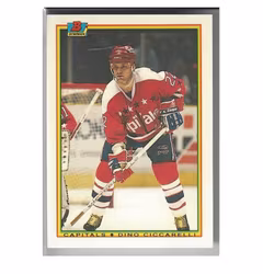 1990-91 Bowman Tiffany #69 Dino Ciccarelli (12-X119-CAPITALS)