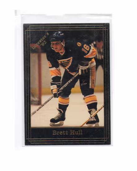 1992 Investor's Journal #15 Brett Hull (15-X221-BLUES)