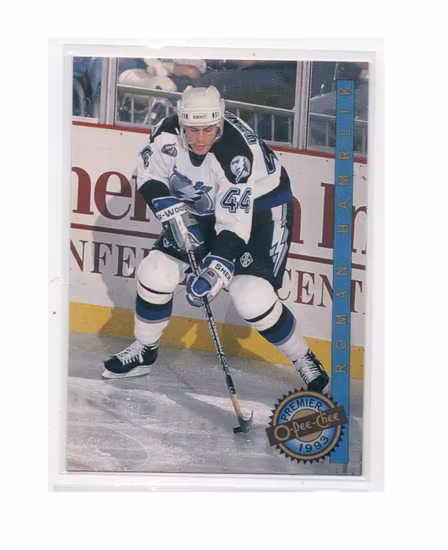 1992-93 OPC Premier Top Rookies #2 Roman Hamrlik (10-X162-LIGHTNING)