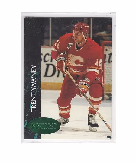 1992-93 Parkhurst Emerald Ice #262 Trent Yawney (10-288x4-FLAMES)