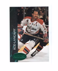 1992-93 Parkhurst Emerald Ice #433 Rod Langway (10-X71-CAPITALS)