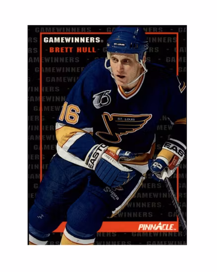 1992-93 Pinnacle #257 Brett Hull GW (10-X238-BLUES)
