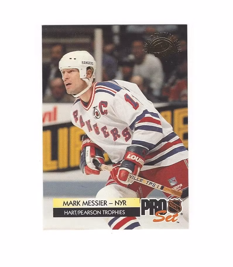 1992-93 Pro Set Award Winners #CC1 Mark Messier (10-239x4-RANGERS)