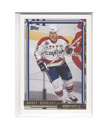 1992-93 Topps Gold #83 Randy Burridge (10-251x2-CAPITALS)