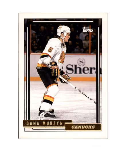 1992-93 Topps Gold #194 Dana Murzyn (10-X65-CANUCKS)