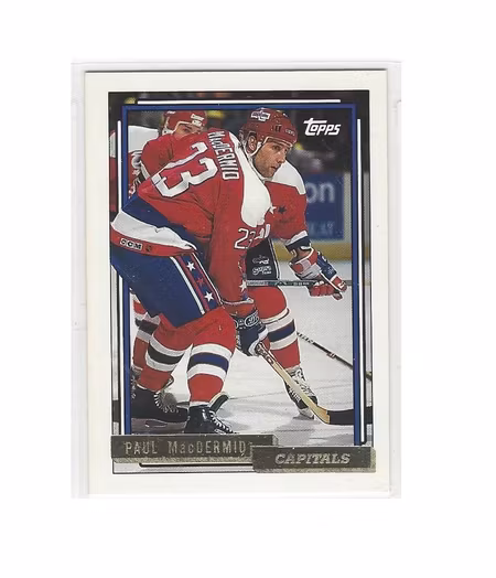 1992-93 Topps Gold #391 Paul MacDermid (10-250x8-CAPITALS)