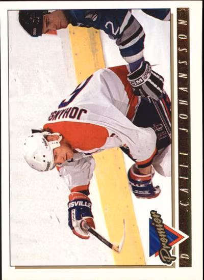 1993-94 OPC Premier Gold #278 Calle Johansson (12-X10-CAPITALS)