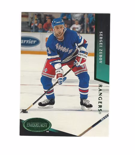 1993-94 Parkhurst Emerald Ice #133 Sergei Zubov (10-159x6-RANGERS)