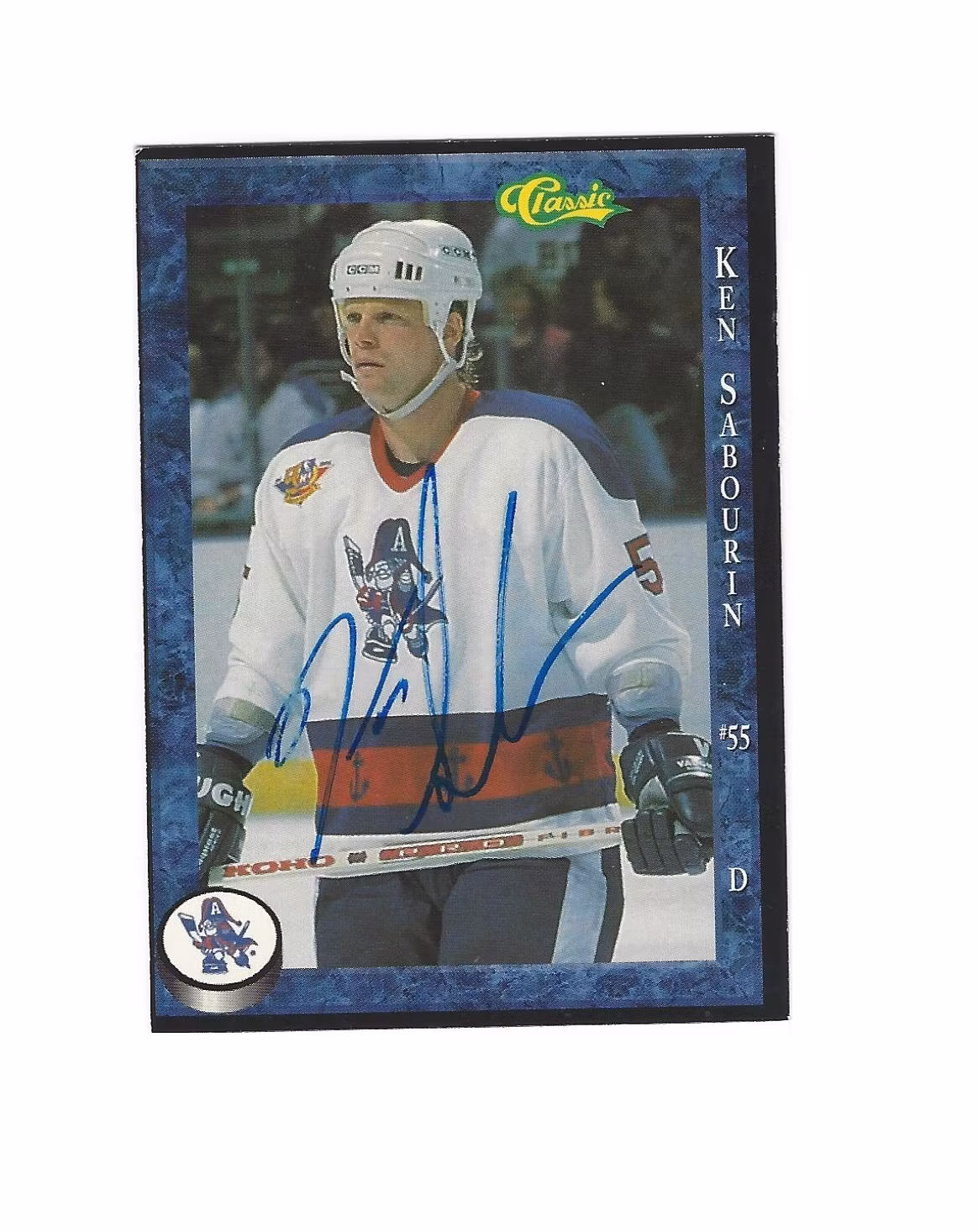 1994-95 Milwaukee Admirals #21 Ken Sabourin (25-X45-OTHERS)