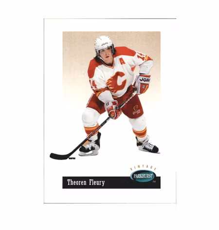 1994-95 Parkhurst Vintage #V20 Theo Fleury (10-X41-FLAMES)