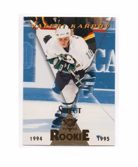 1994-95 Select #183 Valeri Karpov RC (5-X131-DUCKS)