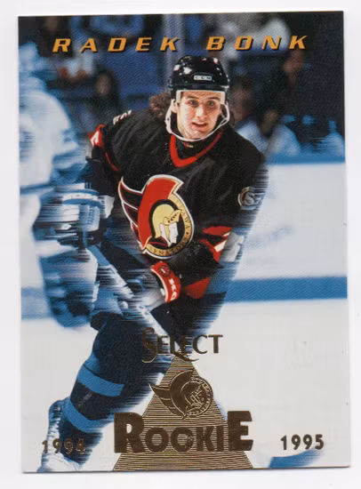 1994-95 Select #186 Radek Bonk RC (5-X131-SENATORS)