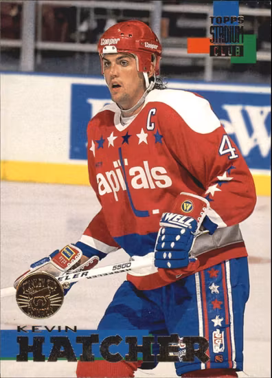 1994-95 Stadium Club Super Team Winner #220 Kevin Hatcher (15-X2-CAPITALS)
