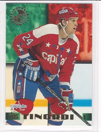 1995 Stadium Club Members Only 50 #21 Mark Tinordi (10-160x4-CAPITALS)