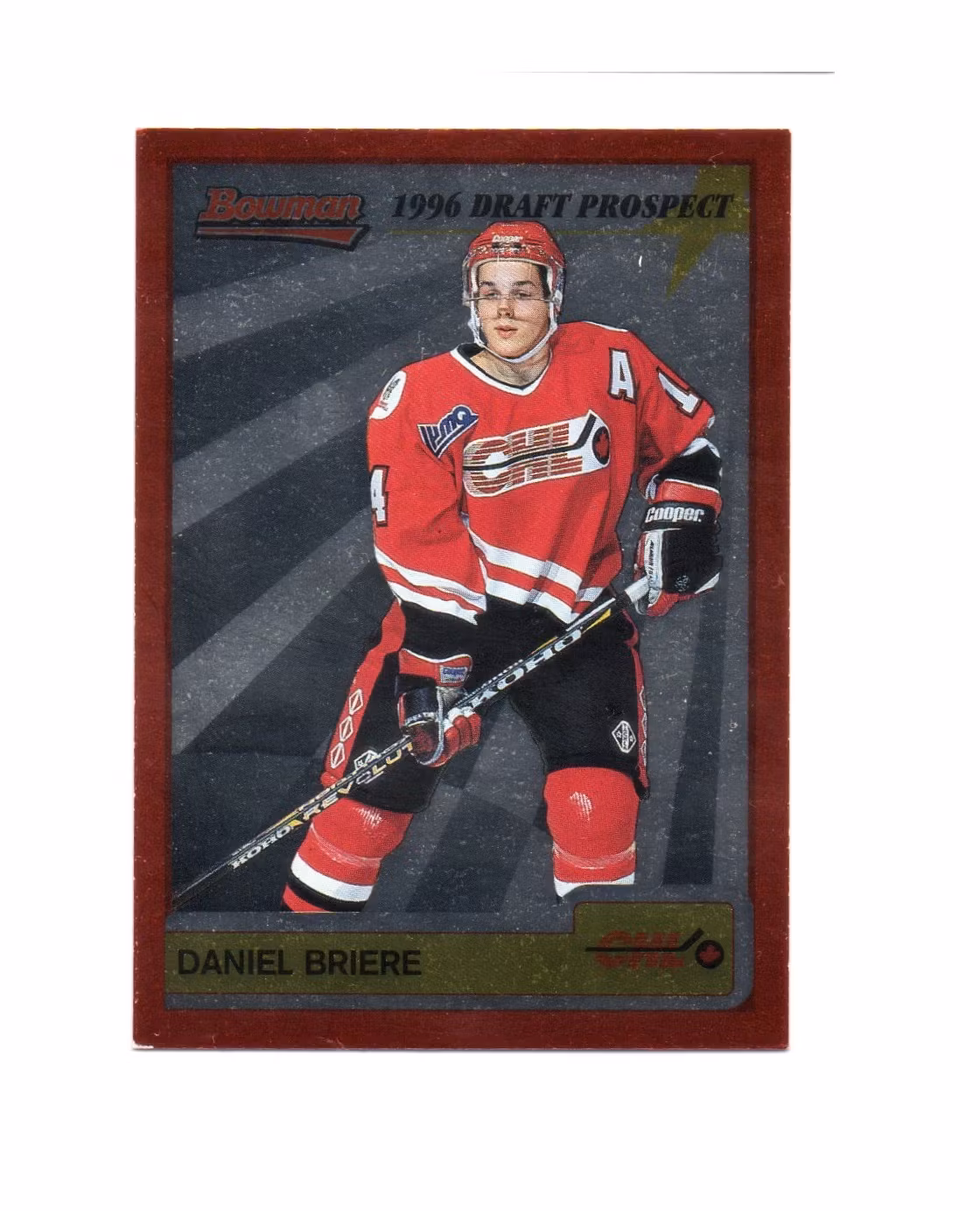 1995-96 Bowman Draft Prospects #P4 Daniel Briere (10-X285-NHL)