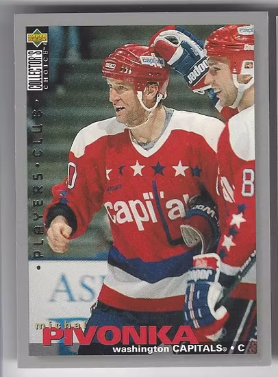 1995-96 Collector's Choice Player's Club #260 Michal Pivonka (10-242x3-CAPITALS)