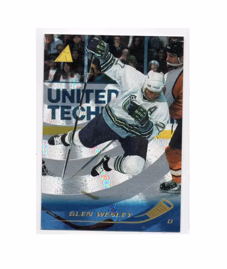 1995-96 Pinnacle Rink Collection #80 Glen Wesley (10-X210-WHALERS)