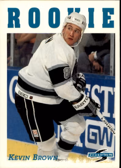 1995-96 Score #301 Kevin Brown (5-X27-NHLKINGS)