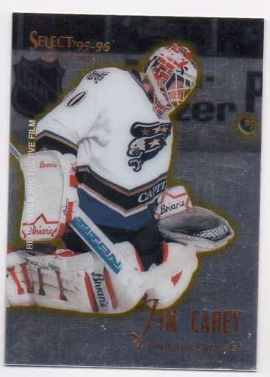 1995-96 Select Certified Promos #12 Jim Carey (15-X82-CAPITALS)